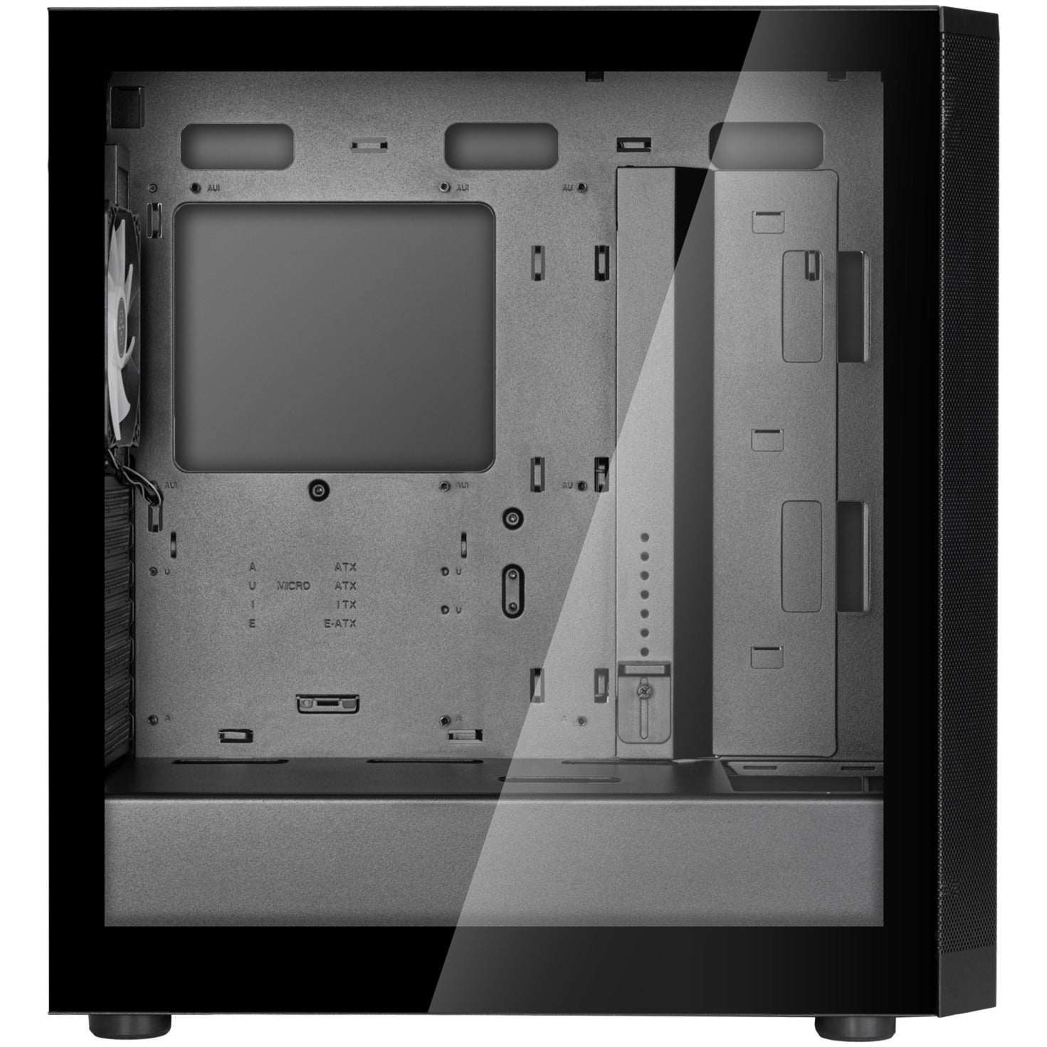 Silverstone fara 514x midi tower behuizing (zwart | 2x usb-a | 1x usb-c | rgb | tempered glass)