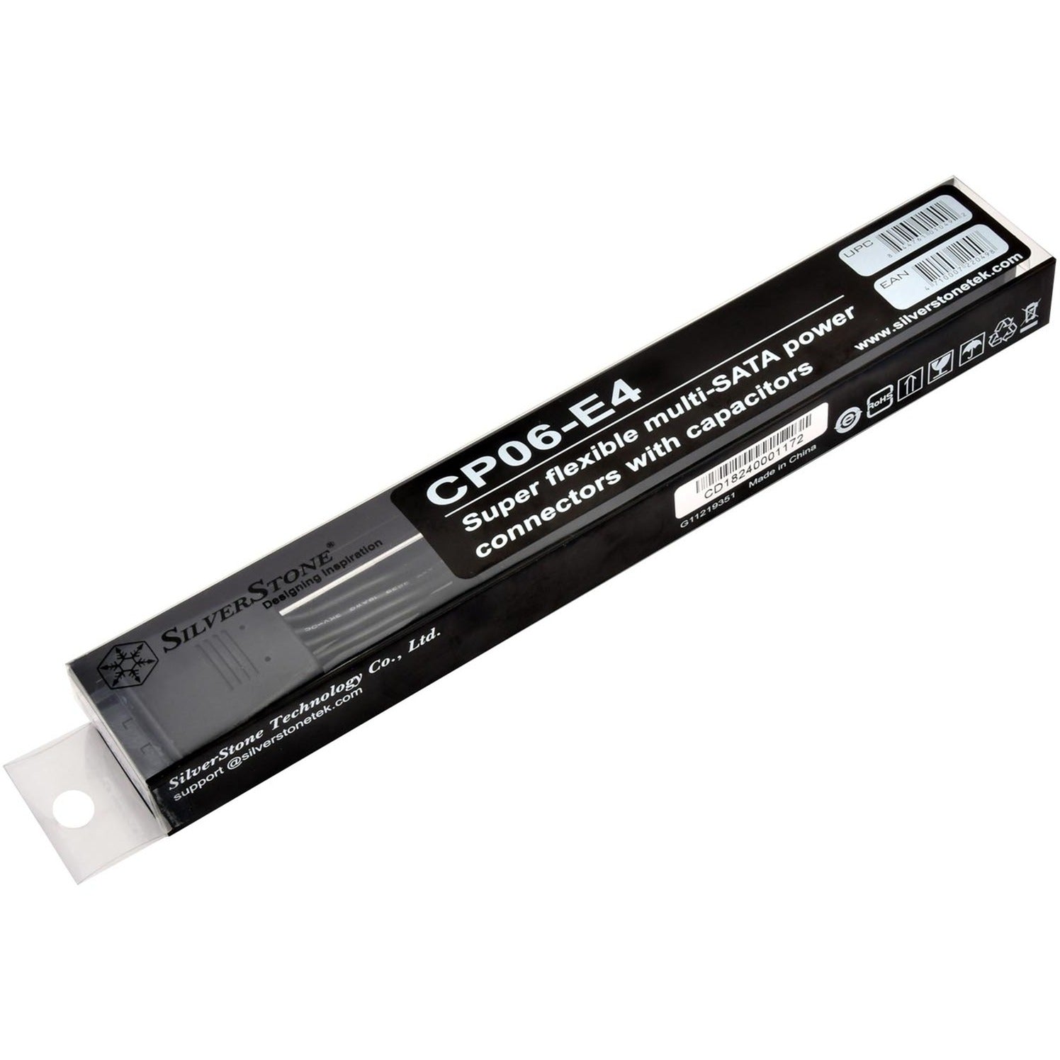 Silverstone sst-cp06-e4, 1x 15-pin-sata > 4x 15-pin-sata kabel