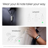 Plaud notepin s dicteerapparaat (paars, 64 gb, bluetooth 5.2 ble (bluetooth low energy) wi-fi)