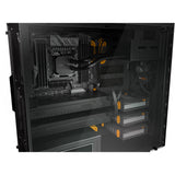 Be quiet! pure base 600 window midi tower behuizing (zwart oranje | 2x usb-a | tempered glass) - afbeelding 6