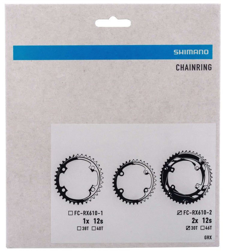 Shimano grx fc-rx610 2x12-speed chainring