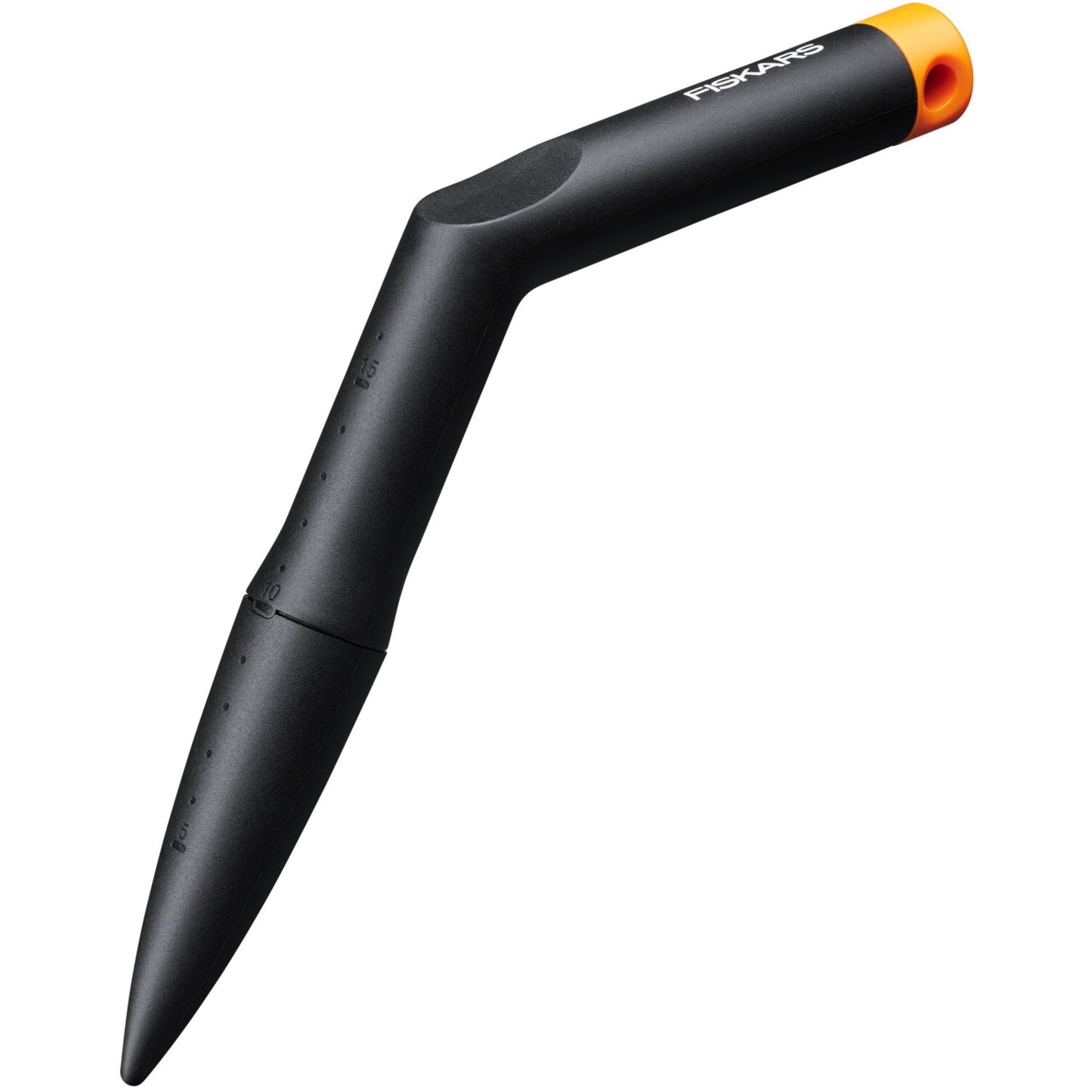 Fiskars solid plantstok bollenplanter (zwart oranje)