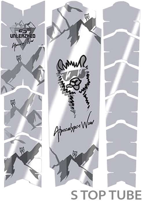 Unleazhed unscratch frame protector film - alpocalypse alpine rose samerberg black glossy