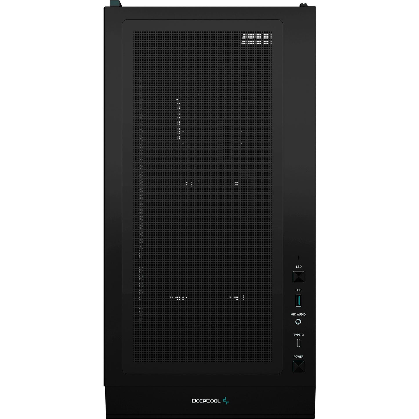 Deepcool ch560 midi tower behuizing (zwart | 1x usb-a | 1x usb-c | rgb | window)