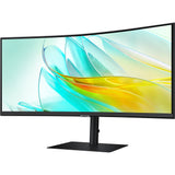 Samsung viewfinity s6 s65uc 34 curved ultrawide monitor (zwart, hdmi, displayport, 3x usb-a, usb-b, usb-c, rj-45) - afbeelding 2