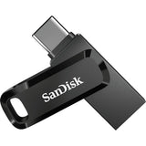 Sandisk ultra dual drive go 64 gb usb-stick (zwart, usb-a 3.2 (5 gbit s), usb-c 3.2 (5 gbit s)) - afbeelding 1
