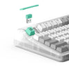 Iqunix og80 wormhole wireless mechanical keyboard (grijs, us lay-out (qwerty), cherry mx red, 80% (tkl), rgb leds, hot-swappable, pbt, 2.4ghz | bluetooth 5.1 | usb-c)