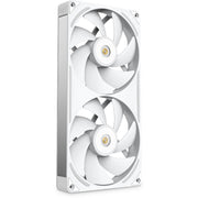 Nzxt performance fan f280x rgb case fans (wit, 2 stuks, 280 x 140 x 30 mm, pwm) - afbeelding 5