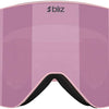 Bliz flow brown w pink multi - ski goggle