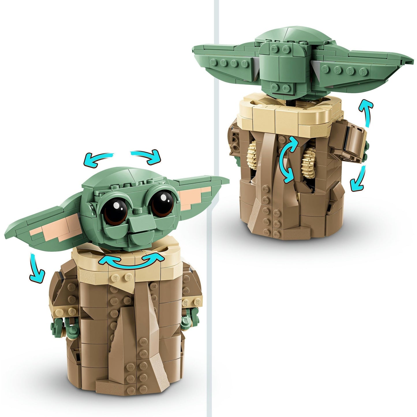 Lego star wars: the mandalorian™ grogu™ met zweefkinderwagen 75403