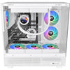 Thermaltake ct120 ex argb sync pc cooling fan snow (3-fan pack) case fans (wit, 3 stuks, 120 x 120 x 25 mm, pwm)