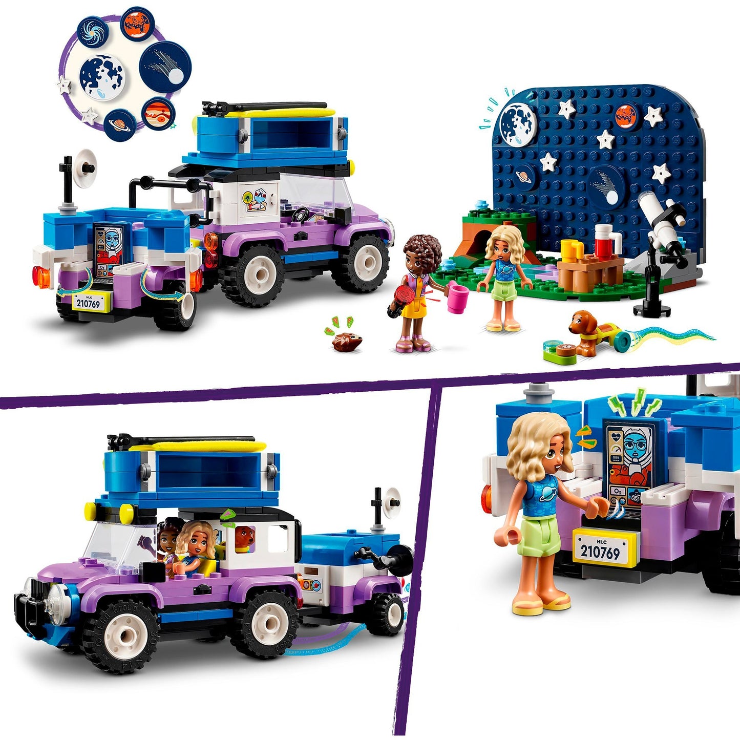 Lego friends - astronomisch kampeervoertuig constructiespeelgoed (42603)