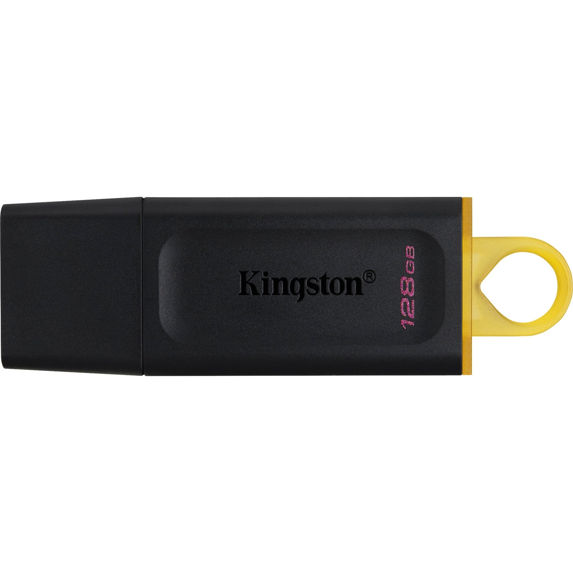 Kingston datatraveler exodia 128 gb usb-stick (zwart geel, dtx 128gb)
