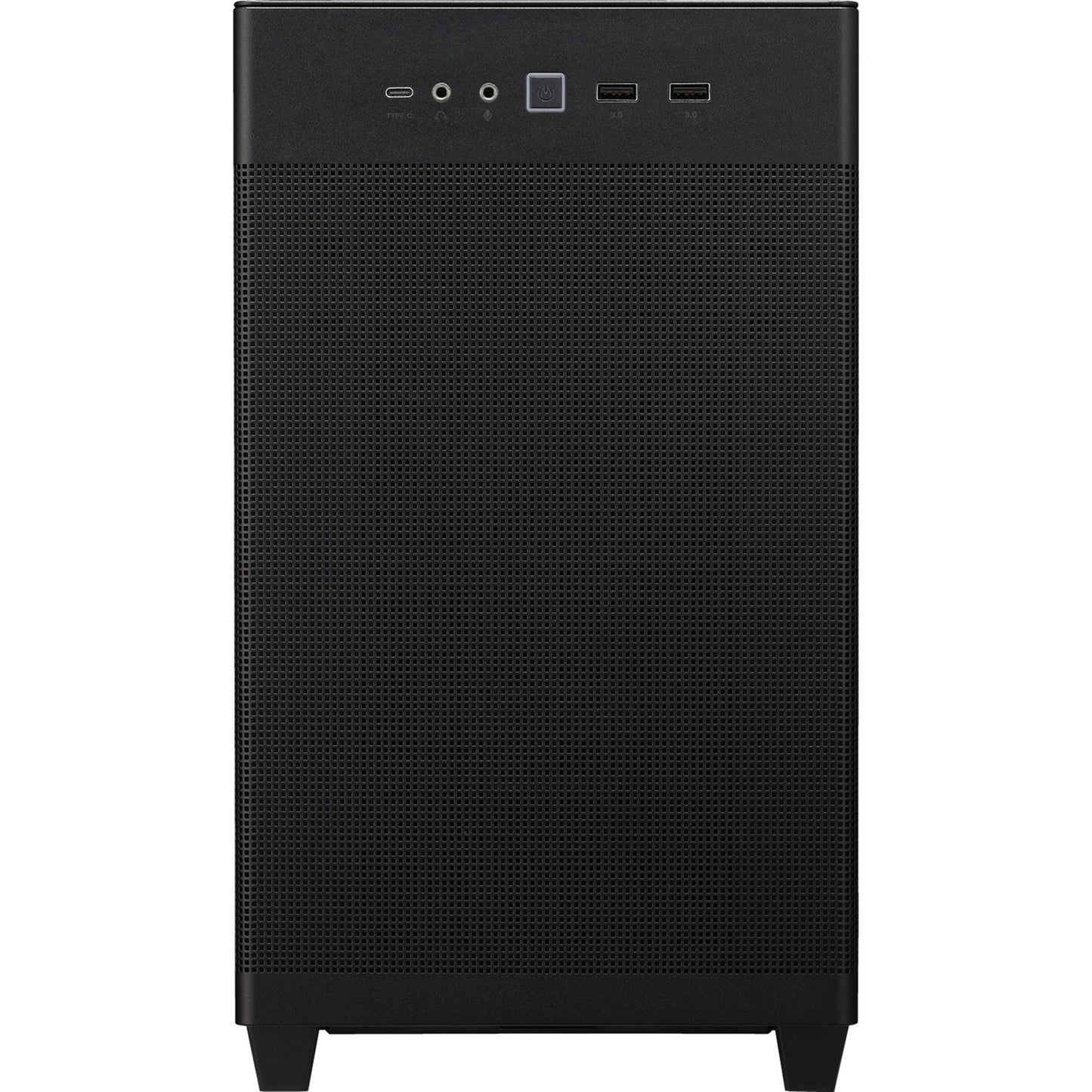 Asus prime ap201 mini tower behuizing (zwart | 2x usb-a | 1x usb-c)
