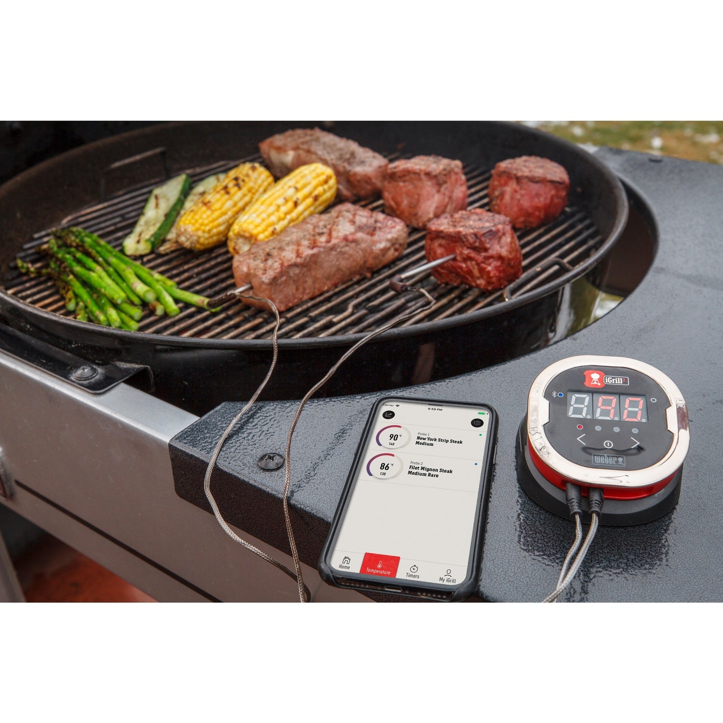 Weber igrill 2 thermometer