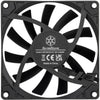 Silverstone air slimmer 90 case fan (zwart, 92 x 92 x 15 mm, pwm)