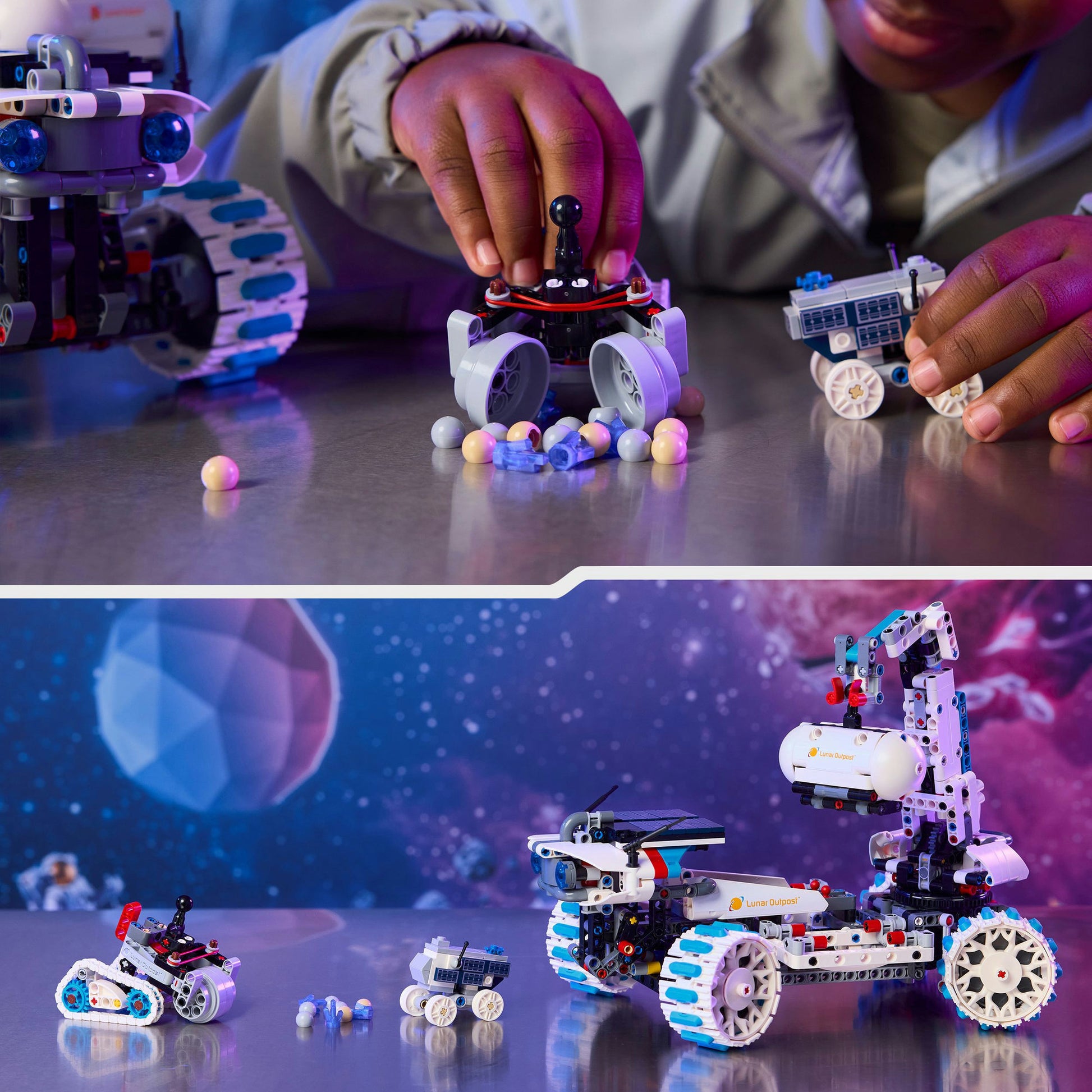 Lego ® technic lunar outpost™ maanrover ruimtevoertuig - 42211