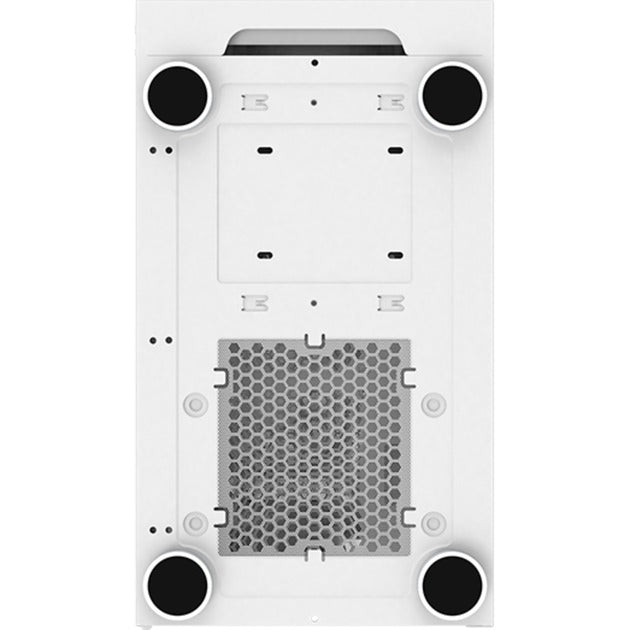 Montech x3 mesh midi tower behuizing (wit | 3x usb-a | rgb | tempered glass)