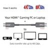 Club 3d ultra high speed aoc hdmi 2.1 gecertificeerde unidirectioneel kabel male-male (zwart, 15 meter, 4k 120hz, 8k 60hz, 48 gbps)