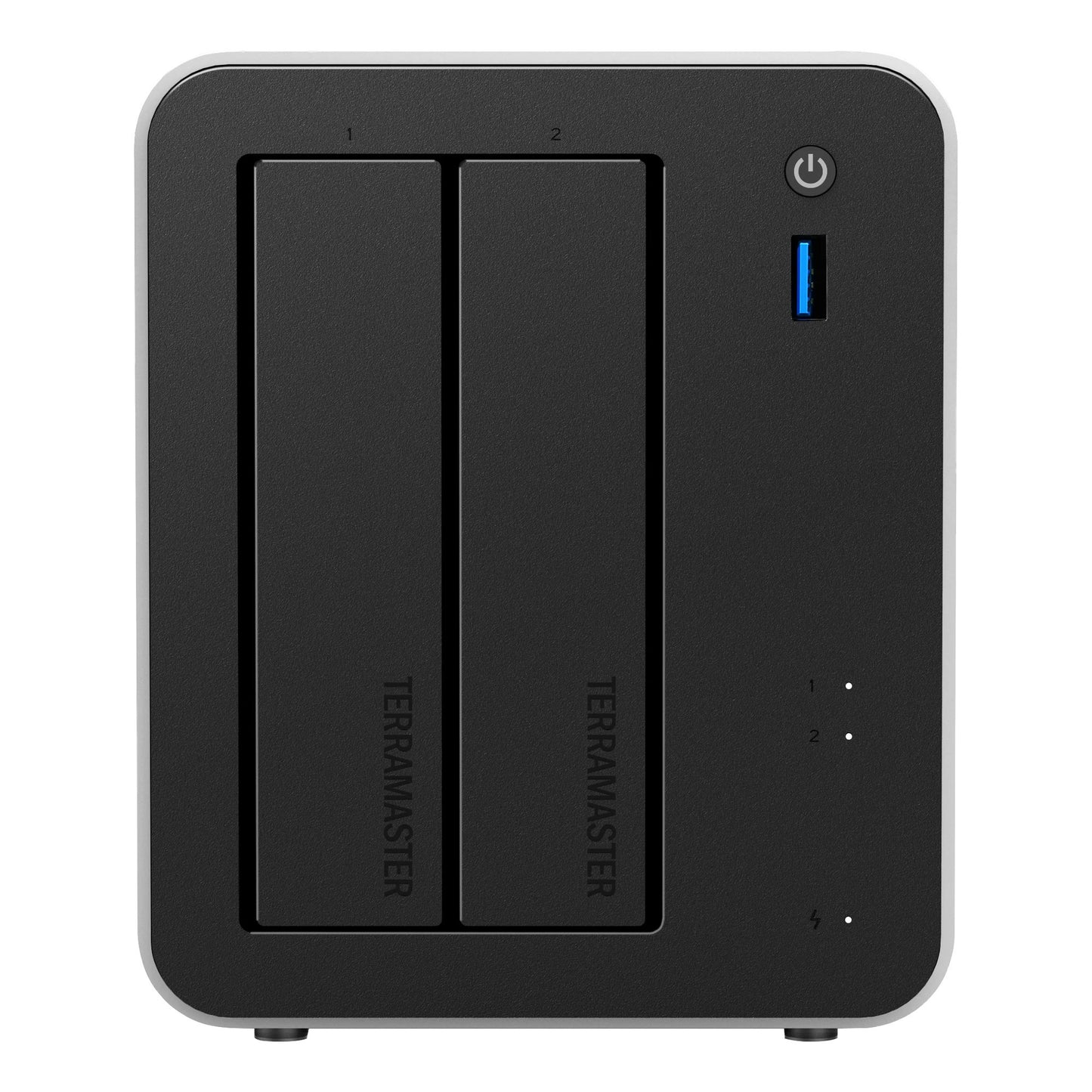 Terramaster f2-425 plus nas (wit, 2x 5gbe, hdmi, usb)