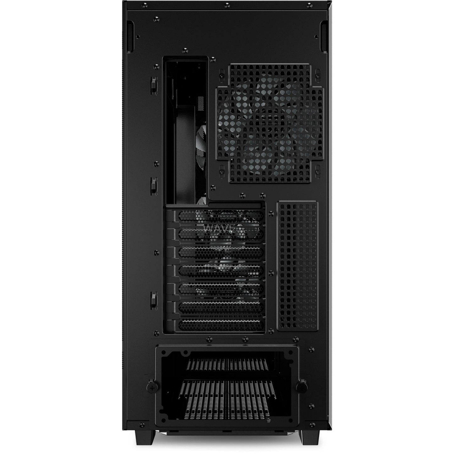 Sharkoon rebel c70g rgb midi tower behuizing (zwart houtkleur | 2x usb-a | 1x usb-c | rgb | tempered glass)