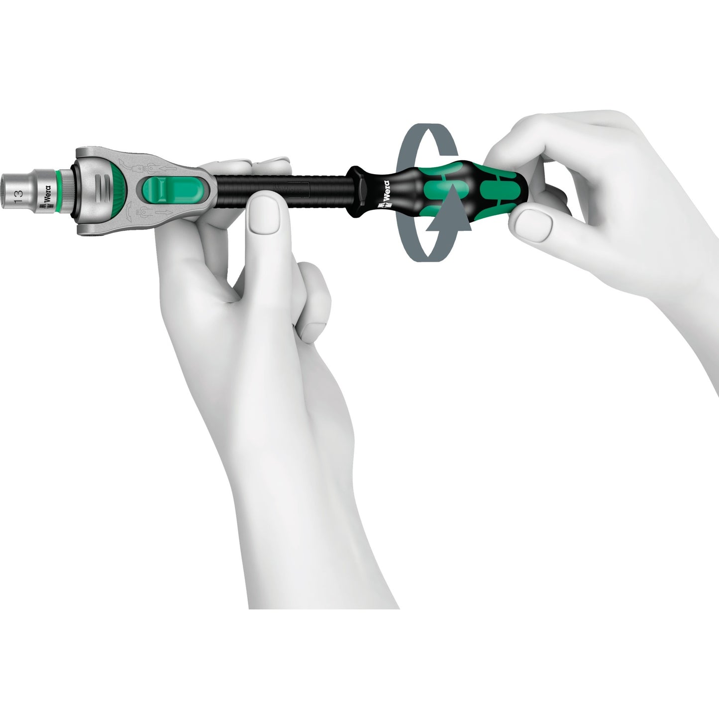 Wera zyklop speed-knarrens.8100 sb2 3 8 gereedschapsset (42-delig)