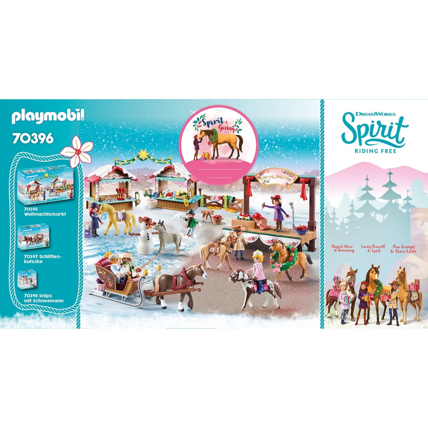Playmobil spirit - kerstmis concert constructiespeelgoed (70396)