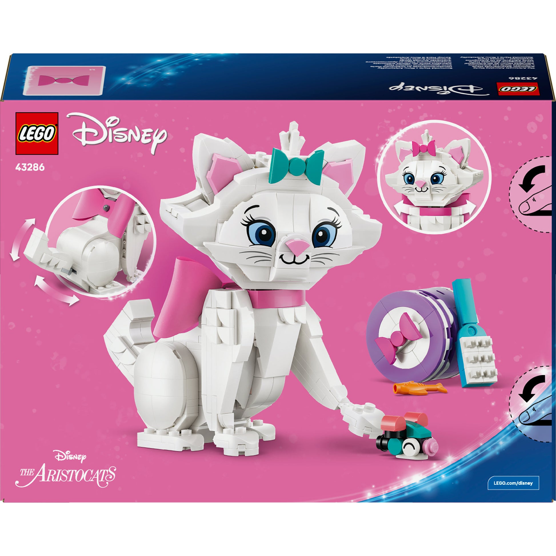 Lego disney de aristokatten: schattige marie - 43286