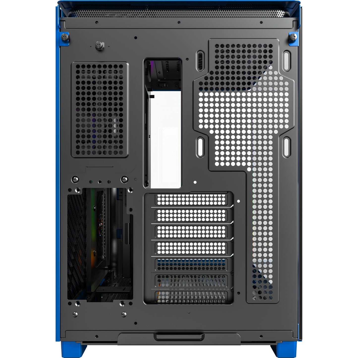 Montech king 95 midi tower behuizing (blauw | 2x usb-a | 1x usb-c | rgb | tempered glass)