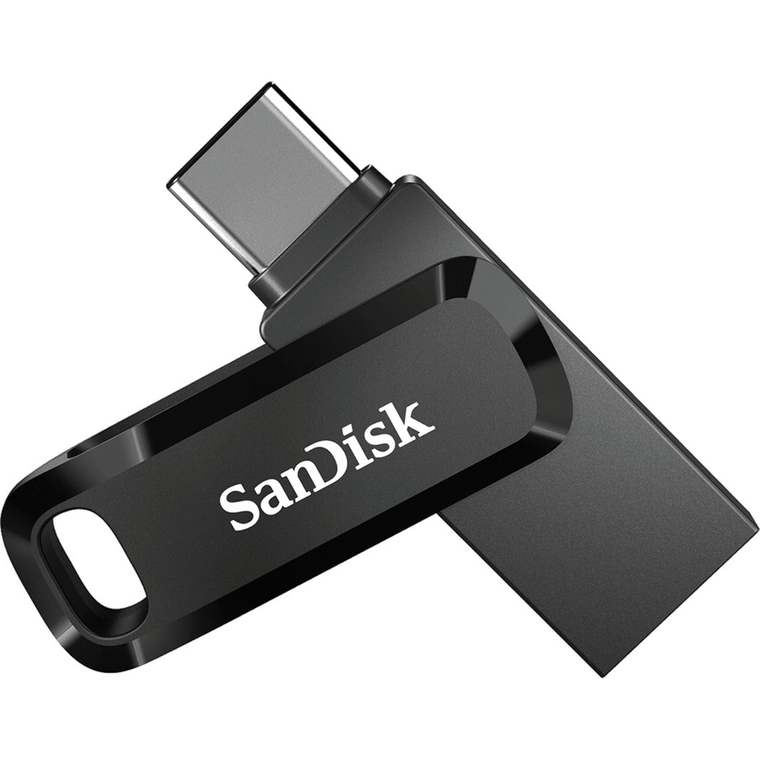 Sandisk ultra dual drive go 256 gb usb-stick (zwart, usb-a 3.2 (5 gbit s), usb-c 3.2 (5 gbit s))