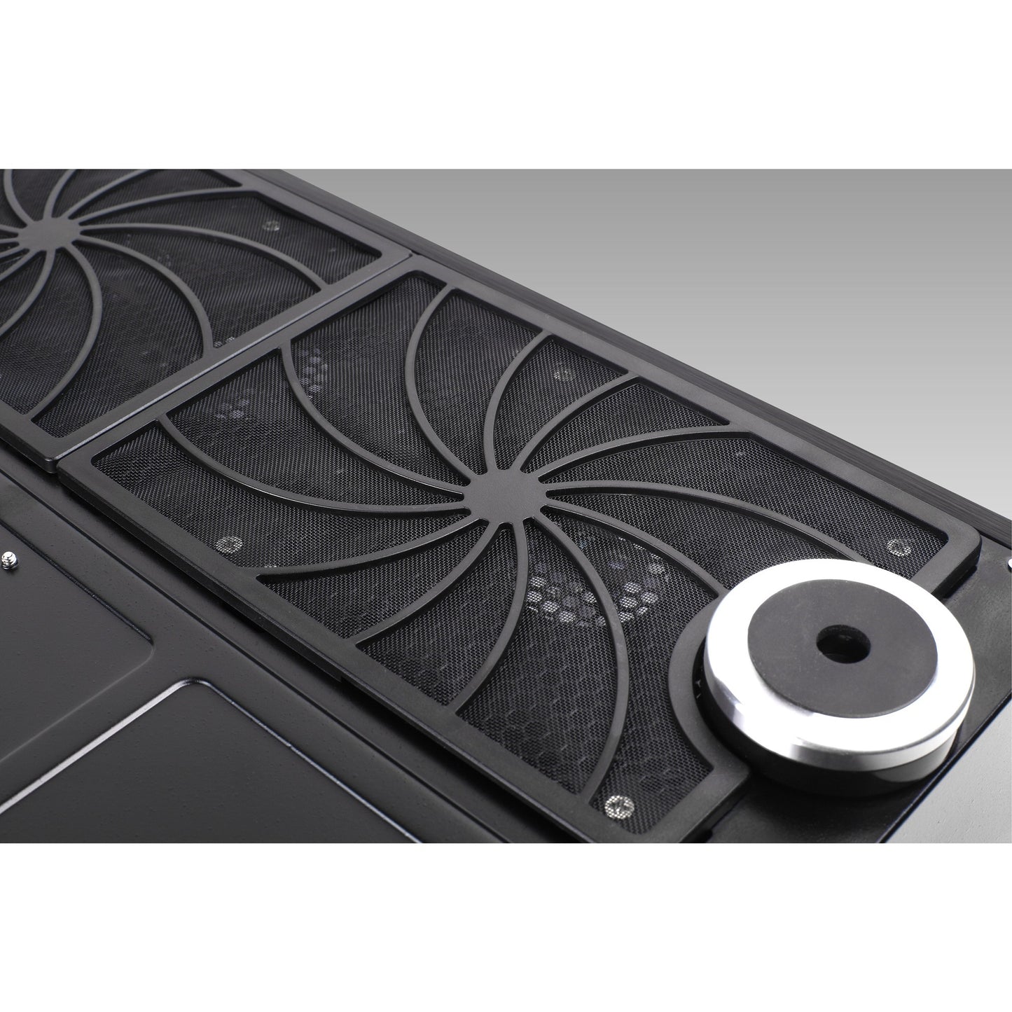 Silverstone grandia gd07b htpc behuizing (zwart | 2x usb-a)