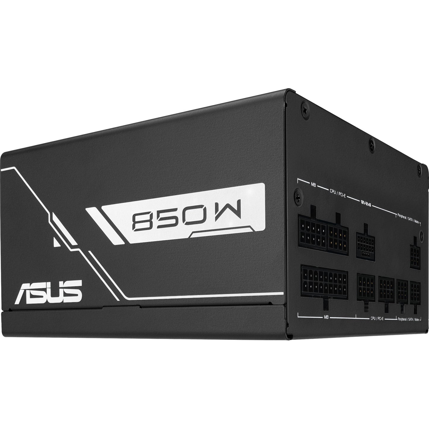 Asus prime gold black edition modulaire 850 watt voeding (zwart, 1x 12v-2x6, 3x pcie)