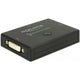 Delock dvi 2 - 1 switch bidirectional 4k 30 hz dvi switch (zwart)