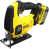 Stanley fatmax v20 18v decoupeerzaag (geel zwart, koffer, 2 accu's (2.0ah) en oplader (4a) inbegrepen) - afbeelding 2