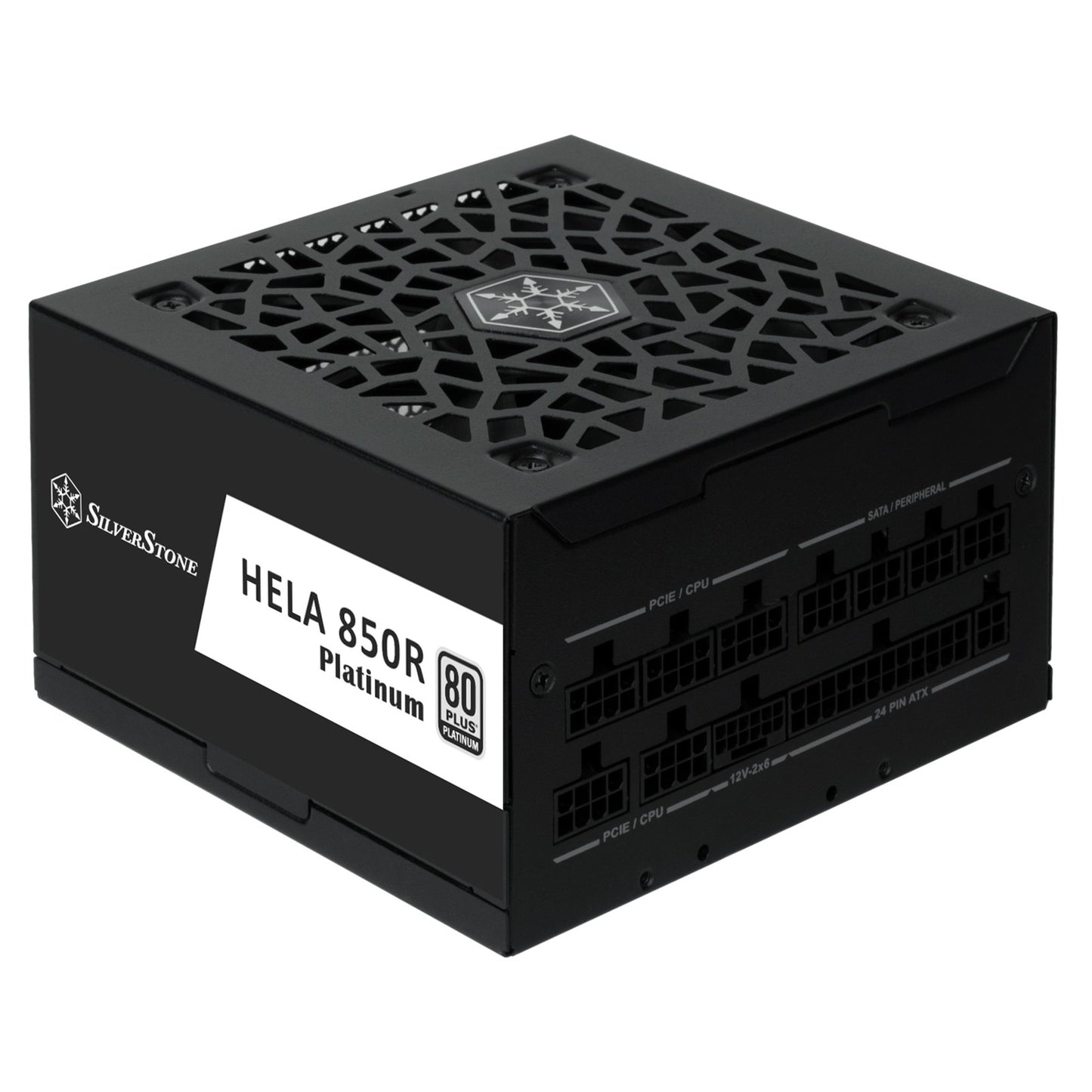Silverstone hela 850r platinum modulaire 850 watt voeding (zwart, 4x pcie)
