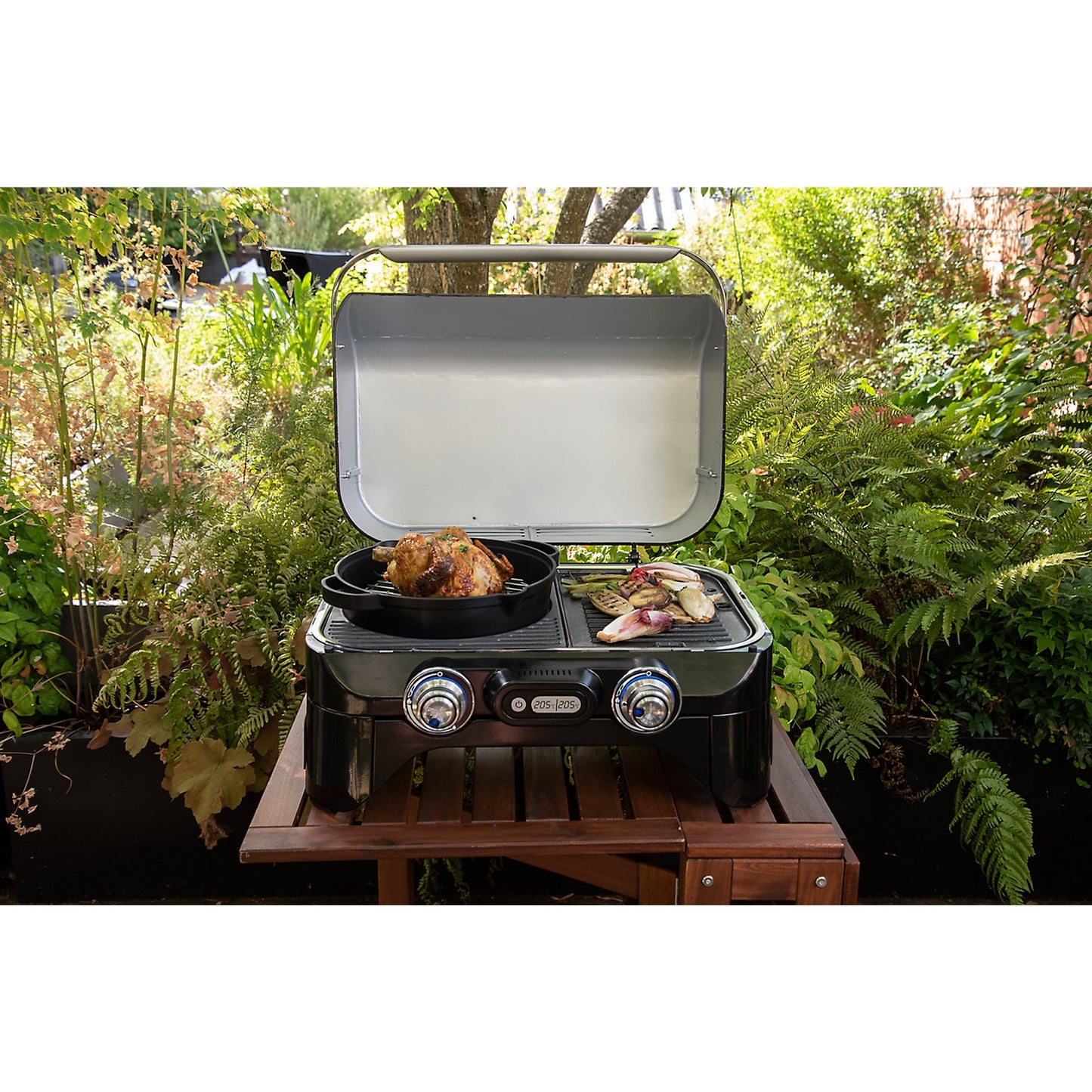 Campingaz culinary modular gietijzeren braadpan bak- braadpan (zwart roestvrij staal)