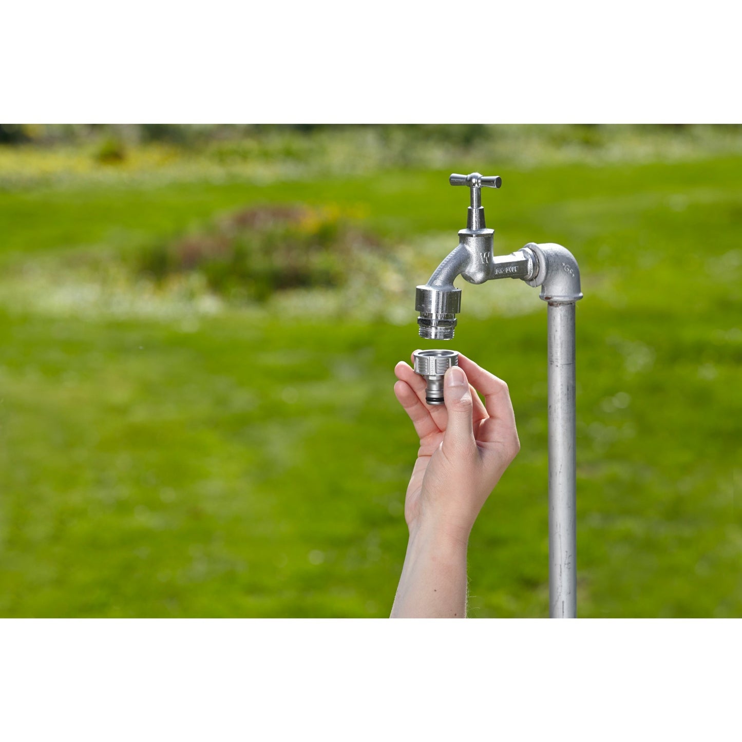 Gardena premium kraanstuk 21 mm (g 1 2 ) (zilver, 18240-20)