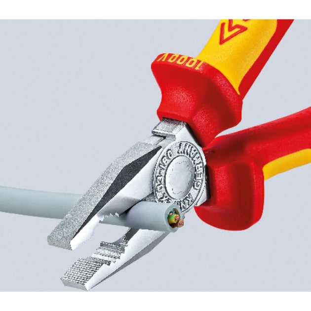 Knipex combitang 03 06 180 combinatietang (rood geel, vde-getest)