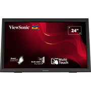 Viewsonic ir touch monitor td2423 24 (zwart, 1x hdmi, vga, dvi-d, usb-a, usb-b) - afbeelding 1
