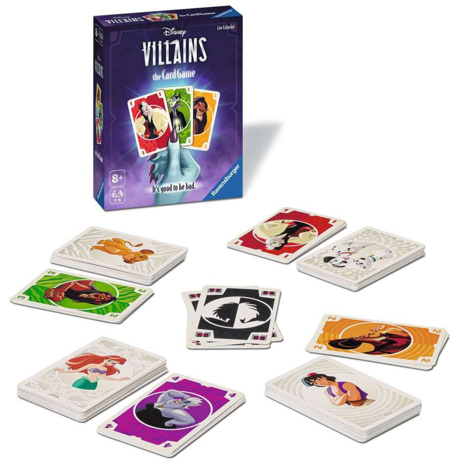 Ravensburger disney villains kaartspel (nederlands, 3 - 6 spelers, 15 minuten, vanaf 8 jaar)