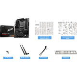 Msi pro b650-s wifi socket am5 moederbord (zwart, raid, 2.5 gbe-lan, wi-fi 6e, bt, sound, atx) - afbeelding 7