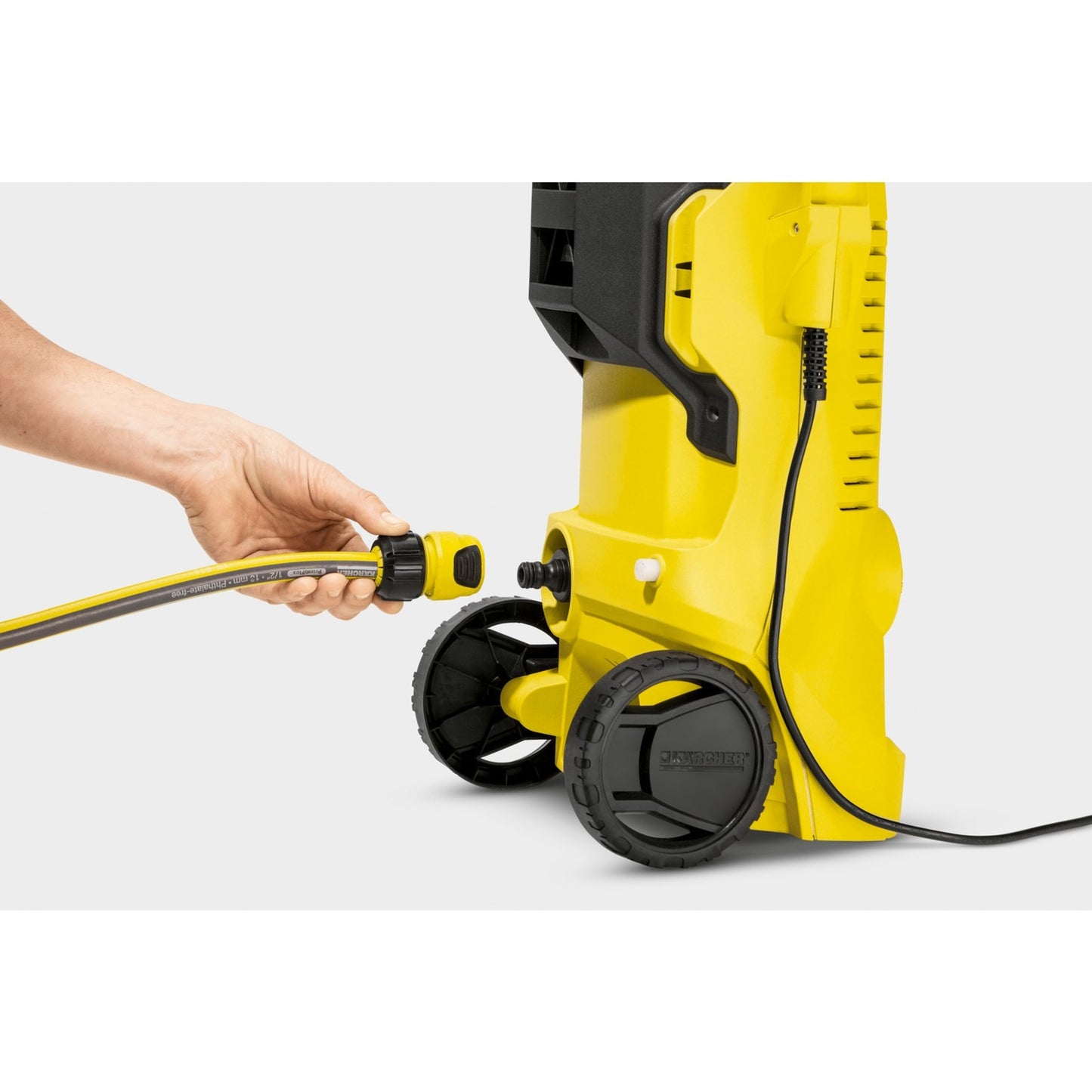 Kärcher k2 power control hogedrukreiniger - 110 bar - 360 l u - 20 m² u - app ondersteuning - geschikt voor oa. kleine auto's - fietsen - tuinset - tuinstoelen