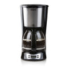 Domo koffiezet met timer en display do708k koffiefiltermachine (zwart, 1,5 liter)