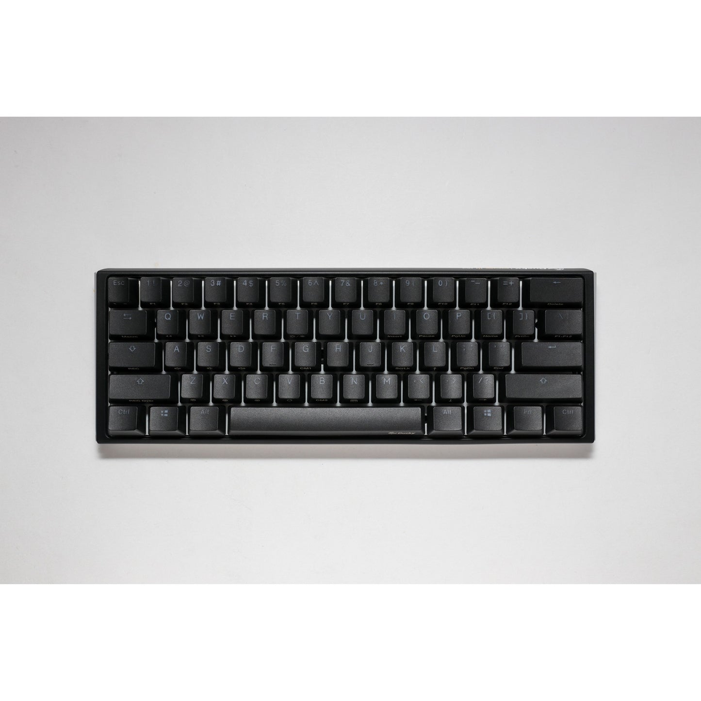 Ducky one 3 classic mini rgb mechanisch toetsenbord (zwart, us lay-out (qwerty), cherry mx silent red, 60%, rgb led, double-shot pbt, hot-swappable, quack mechanics)