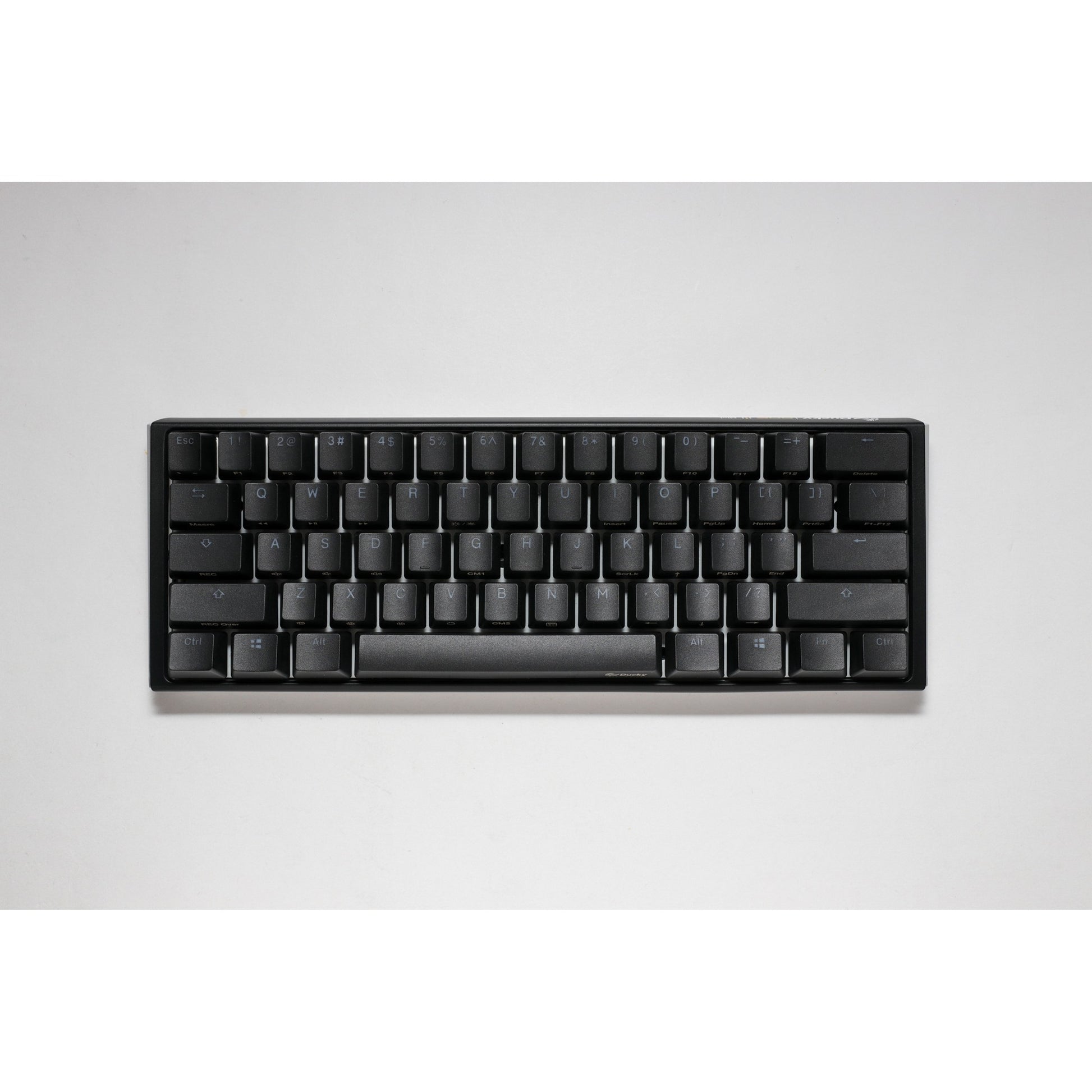 Ducky one 3 classic mini rgb mechanisch toetsenbord (zwart, us lay-out (qwerty), cherry mx silent red, 60%, rgb led, double-shot pbt, hot-swappable, quack mechanics)