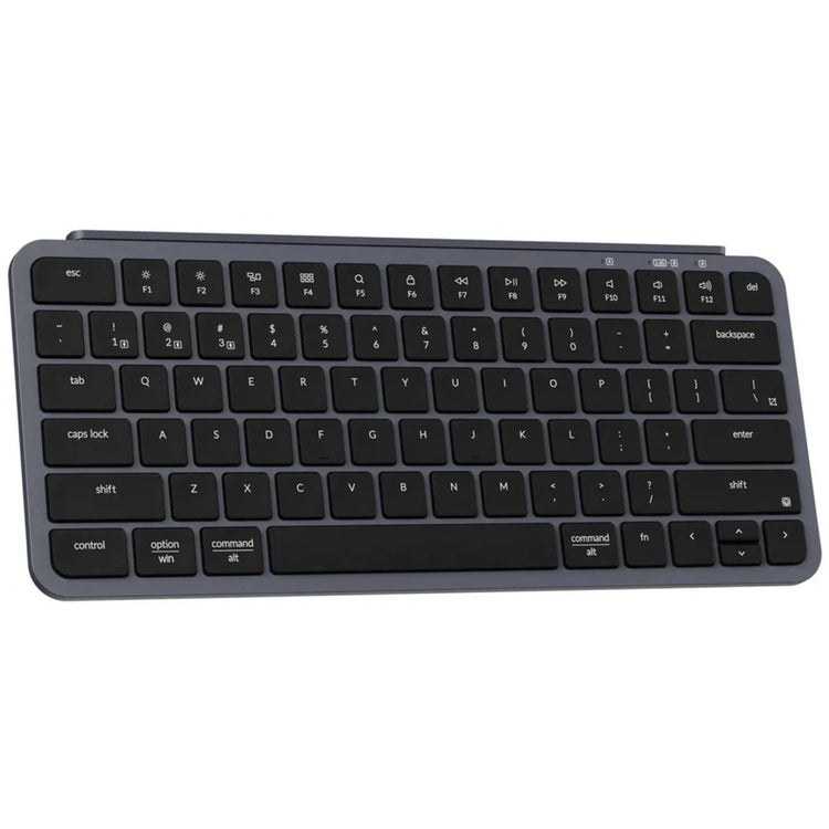 Keychron b1 pro-k1 toetsenbord (grijs, us-international lay-out (qwerty), scissor switches, 75%, abs keycaps, 2.4ghz | bluetooth 5.2 | usb-c)