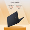 Asus vivobook 18 m1807ga-s8004w 18 laptop (blauw | ryzen 7 445 | radeon 840m | 32 gb | 1 tb ssd)