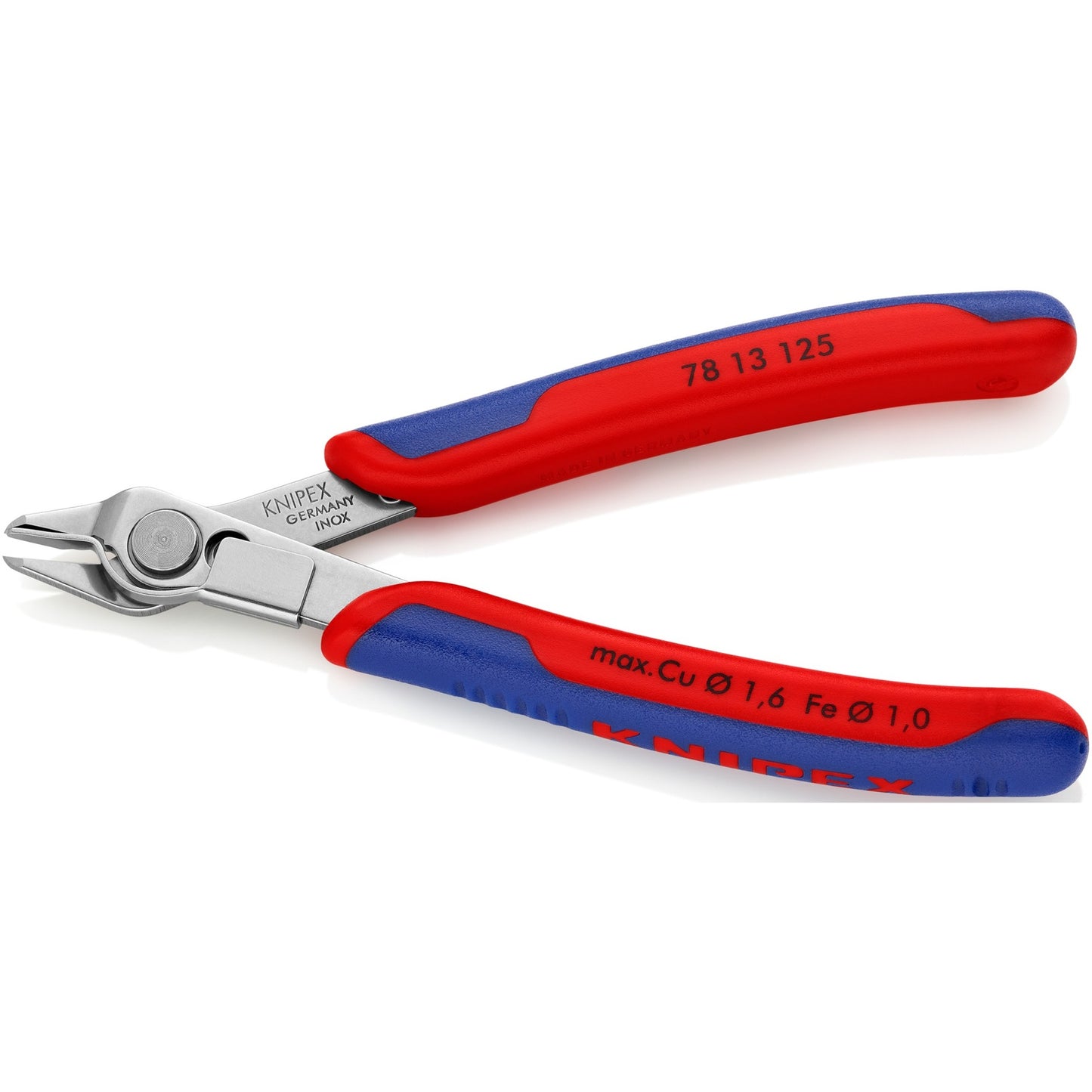 Knipex 78 13 125 electronic super knips® precisietang 125mm met draadklem | inox
