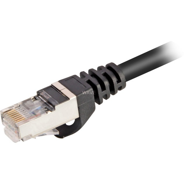 Sharkoon cat.6 netwerkkabel (zwart, 10 meter, sftp, rj-45)