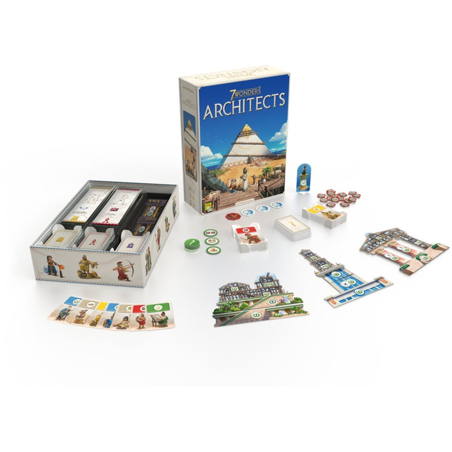 Asmodee 7 wonders: architects bordspel (nederlands, 2 - 7 spelers, 25 minuten, vanaf 8 jaar)